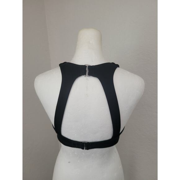 Athleta‎ Maldives Bra Cup Bikini Top Womens Size 34 B/C Black Underwire UPF - Picture 5 of 12